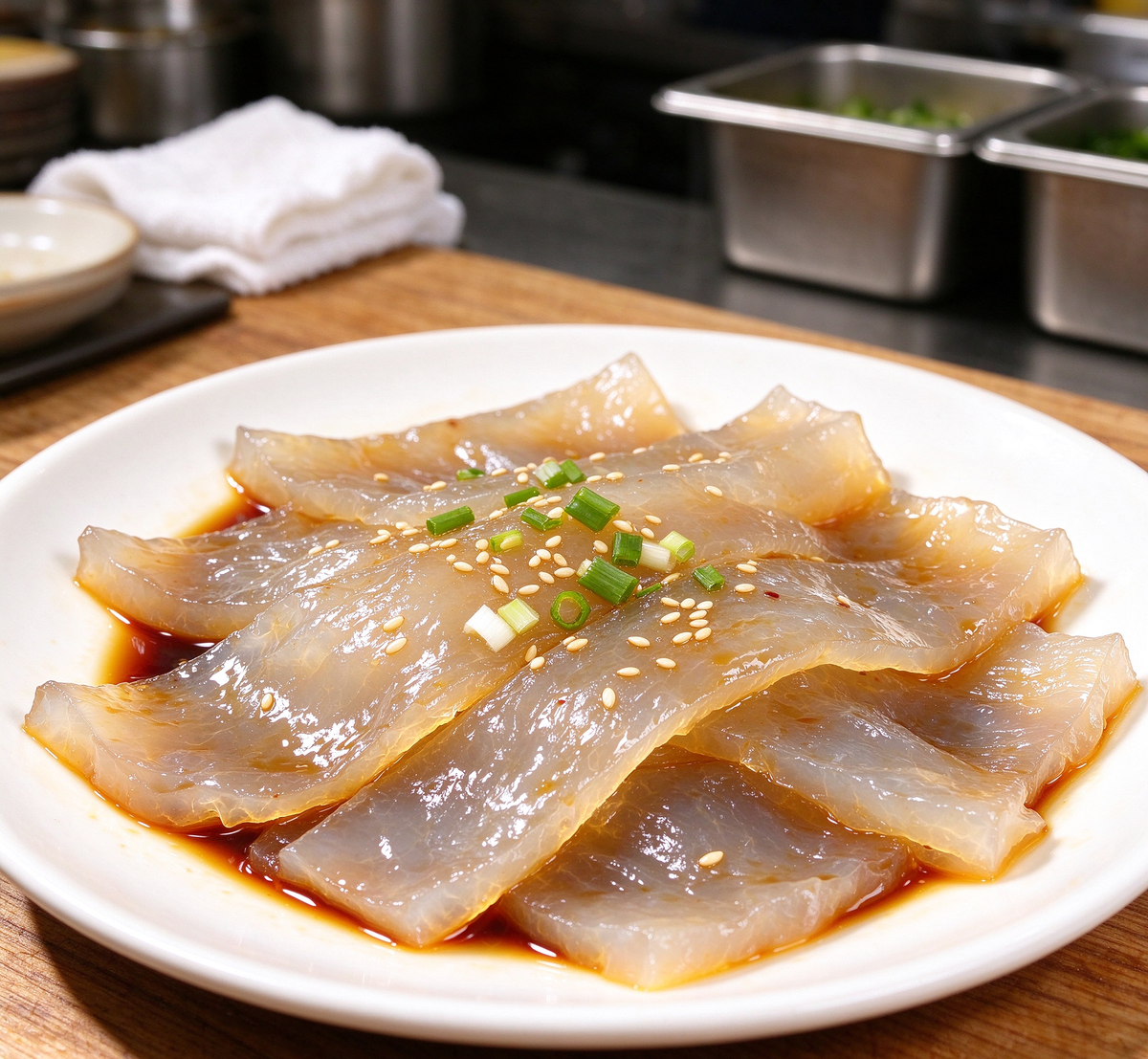Fresh Jellyfish Slices